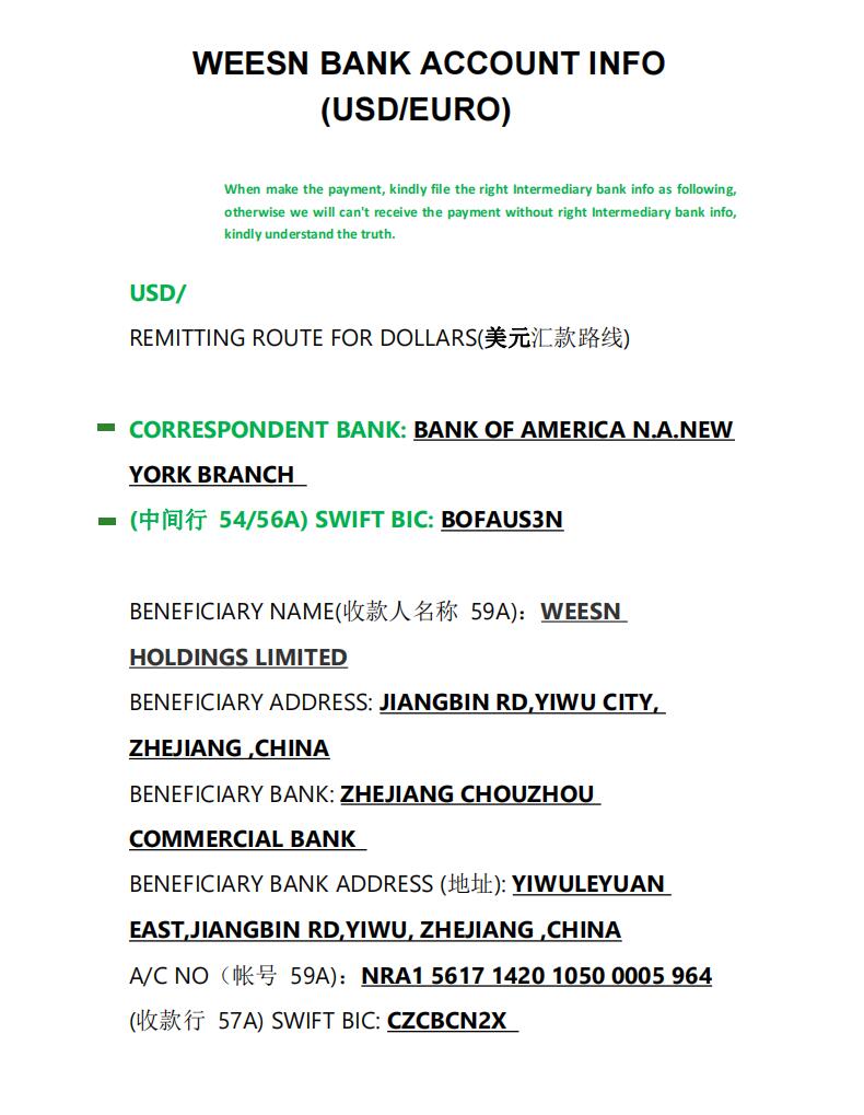 DENSUNG BANK INFO - USD/EURO CURRENCY